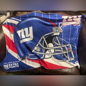 New York Giants Fleece Throw 3.5 x 4.9 NFL Blanket